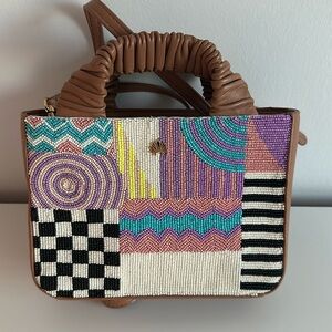 New Lele Sadoughi Maya Mash-Up Tote